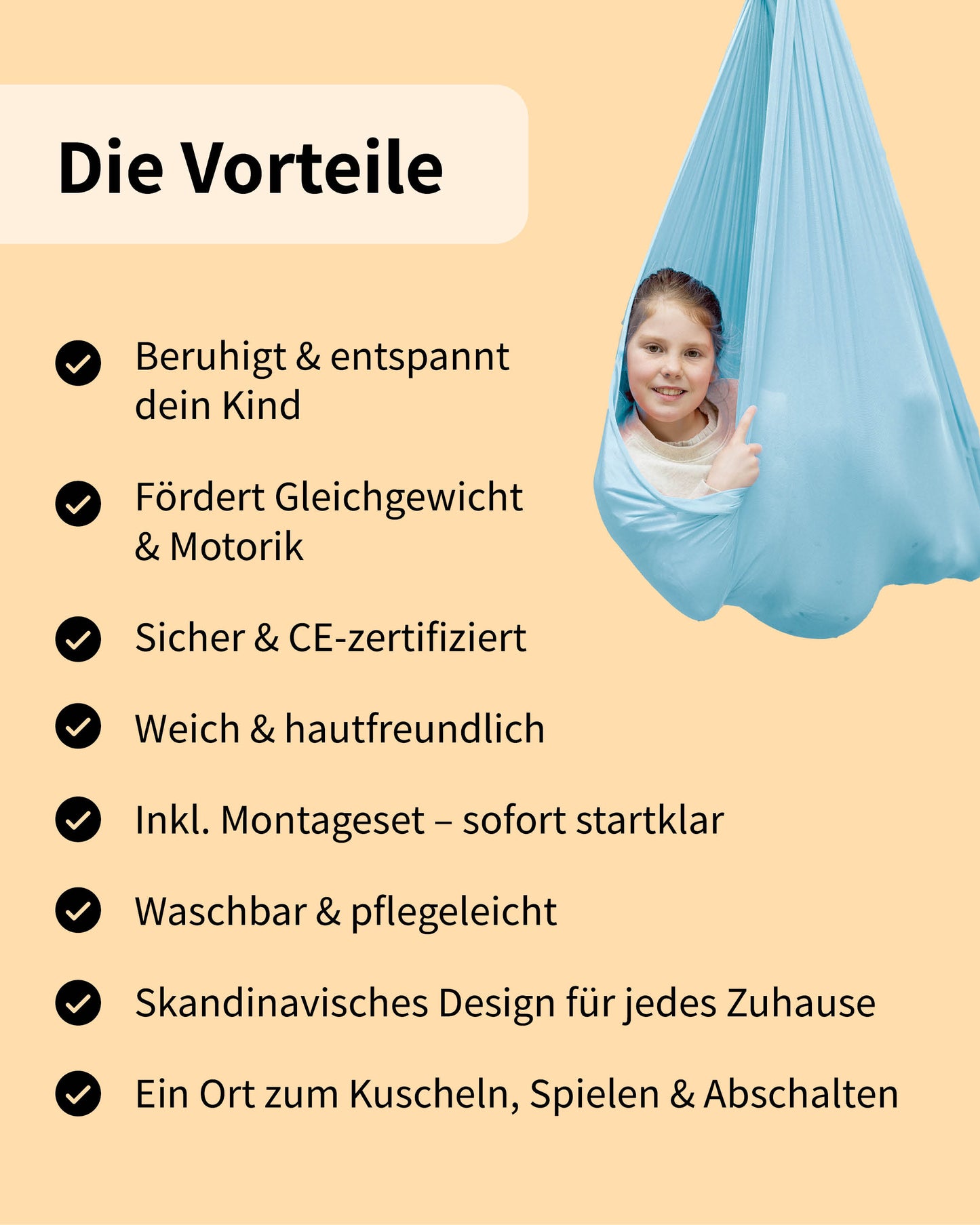 Jolovi Schaukeltuch - Blau